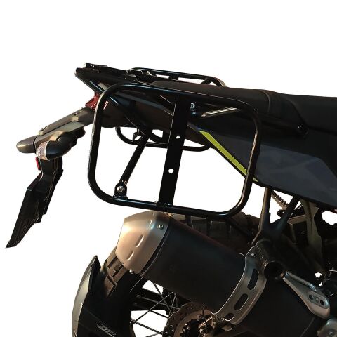 GP Kompozit Yamaha Tenere 700 2019-2023 Uyumlu Yan Çanta Demiri Siyah