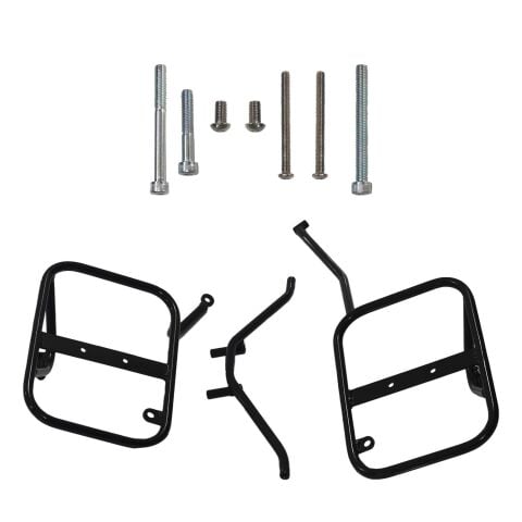 GP Kompozit Yamaha Tenere 700 2019-2023 Uyumlu Yan Çanta Demiri Siyah