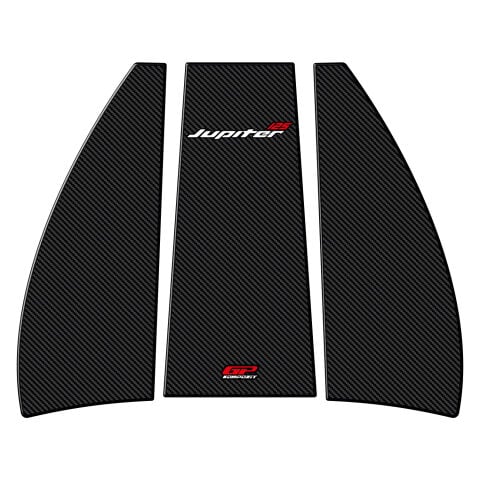 GP Kompozit TVS Jupiter 110/125 2023-2024 Uyumlu Tank Pad Seti Karbon