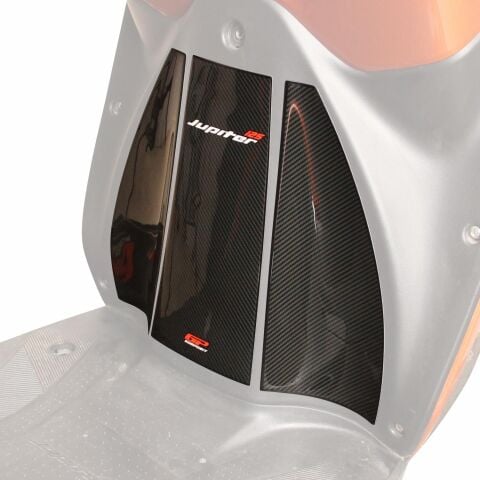 GP Kompozit TVS Jupiter 110/125 2023-2024 Uyumlu Tank Pad Seti Karbon