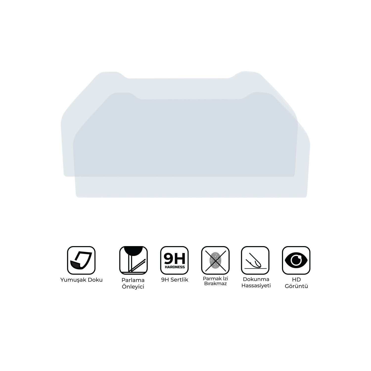 GP Kompozit Yamaha MT-25 2022-2026 Uyumlu Motosiklet Ekran Koruyucu Şeffaf