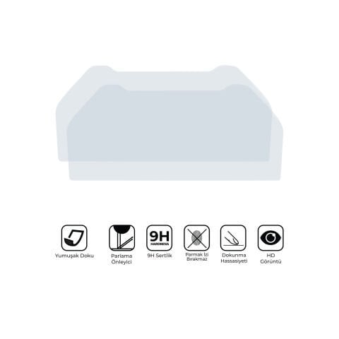 GP Kompozit Yamaha MT-25 2022-2026 Uyumlu Motosiklet Ekran Koruyucu Şeffaf