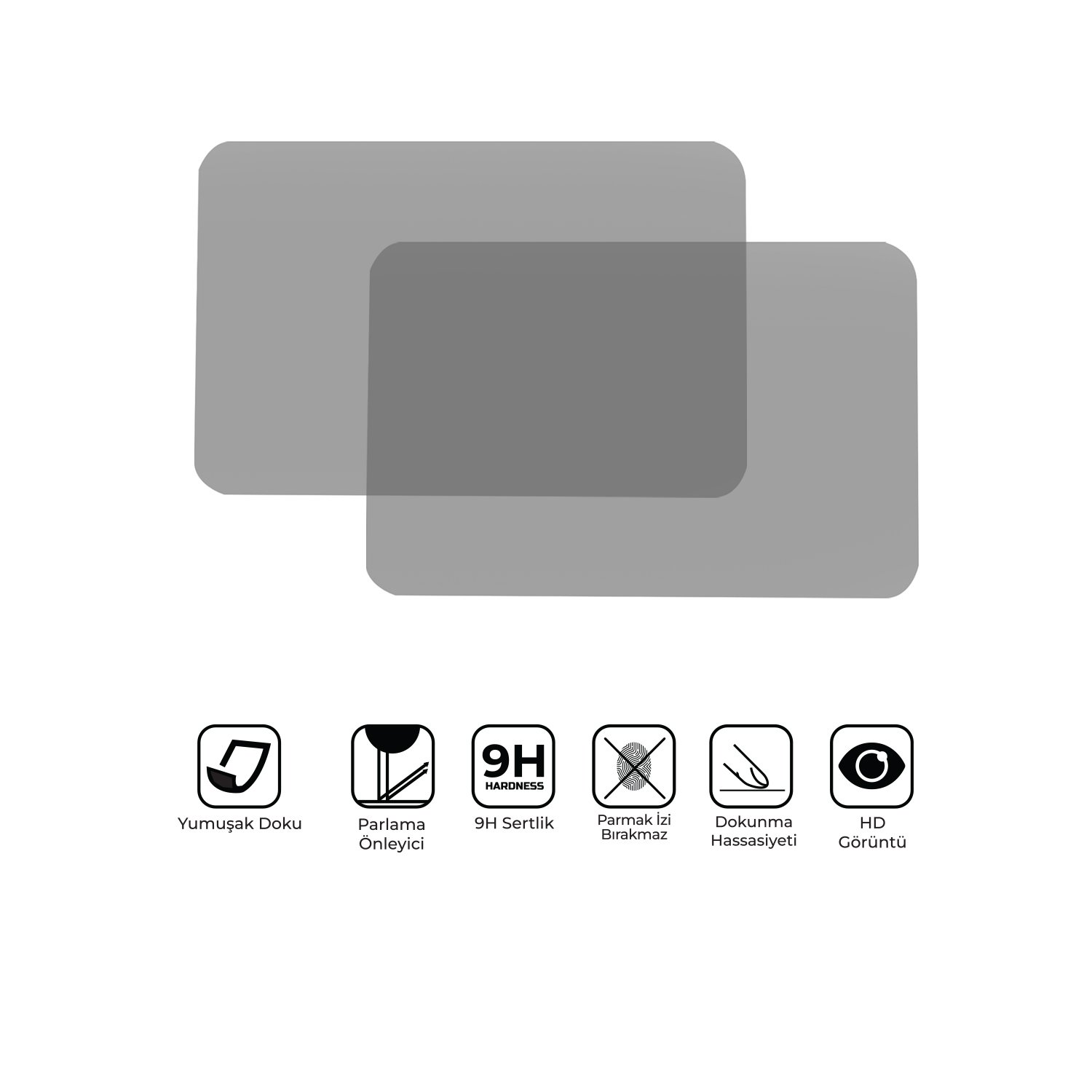 GP Kompozit Yamaha MT-07 2023-2024 Uyumlu Motosiklet Ekran Koruyucu Şeffaf