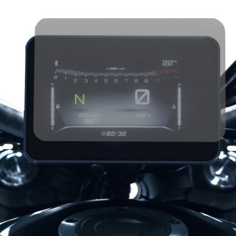 GP Kompozit Yamaha MT-07 2023-2024 Uyumlu Motosiklet Ekran Koruyucu Şeffaf