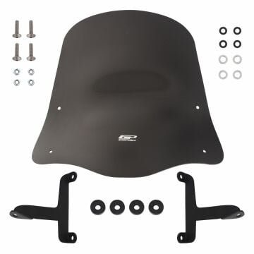 GP Kompozit Scooter Universal 2020 Uyumlu Ön Cam Siyah