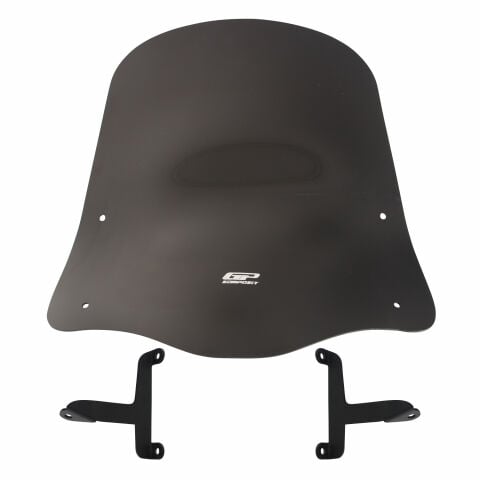 GP Kompozit Scooter Universal Ön Cam Siyah
