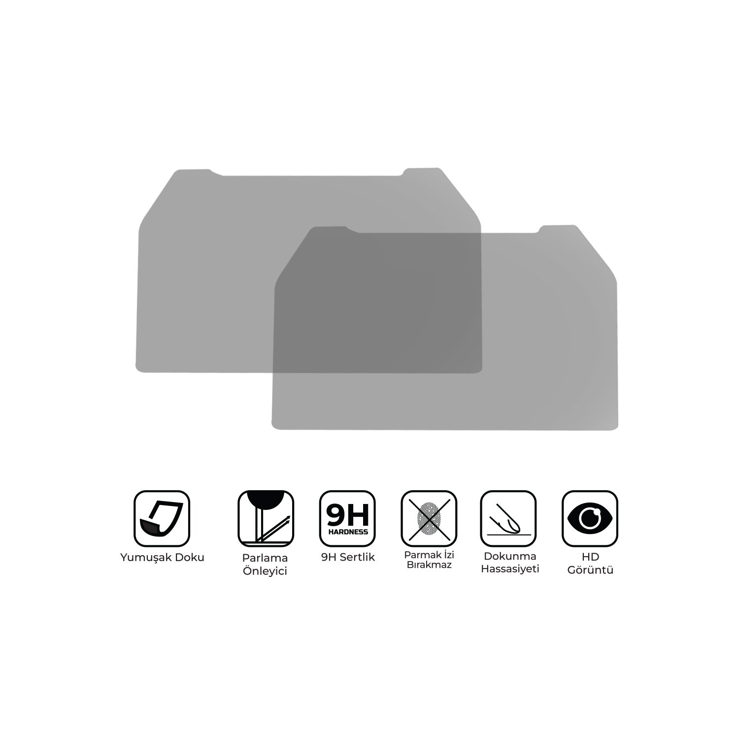 GP Kompozit Yamaha R7 2023-2024 Uyumlu Motosiklet Ekran Koruyucu Şeffaf