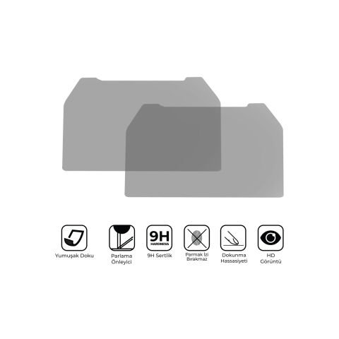 GP Kompozit Yamaha R7 2023-2024 Uyumlu Motosiklet Ekran Koruyucu Şeffaf