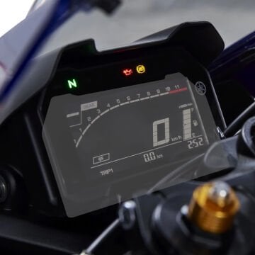 GP Kompozit Yamaha R7 2023-2024 Uyumlu Motosiklet Ekran Koruyucu Şeffaf