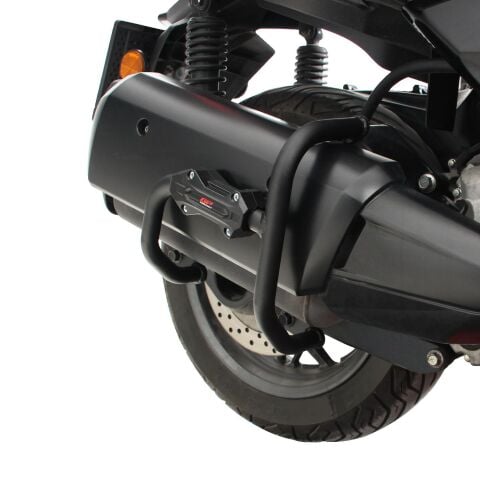 GP Kompozit Yamaha XMAX 250 2018-2024 Uyumlu Egzoz Koruma Demiri Siyah