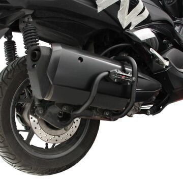 GP Kompozit Yamaha XMAX 250 2018-2024 Uyumlu Egzoz Koruma Demiri Siyah