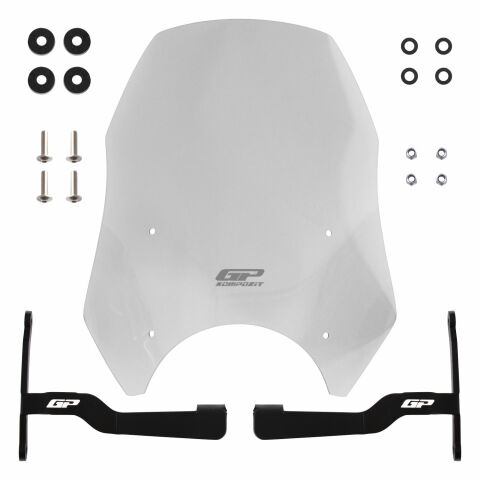 GP Kompozit BMW R 12 nineT 2024 Uyumlu Ön Cam Şeffaf