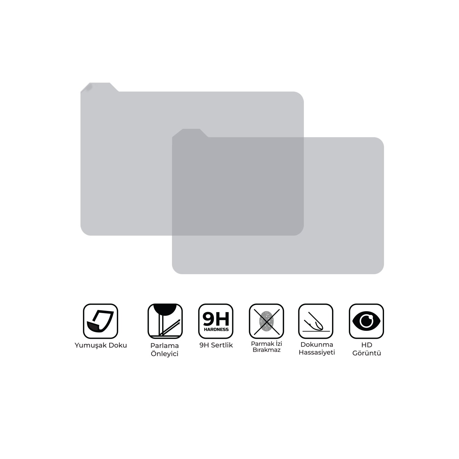 GP Kompozit KTM 890 ADV / ADV R 2022-2024 Uyumlu Motosiklet Ekran Koruyucu Şeffaf