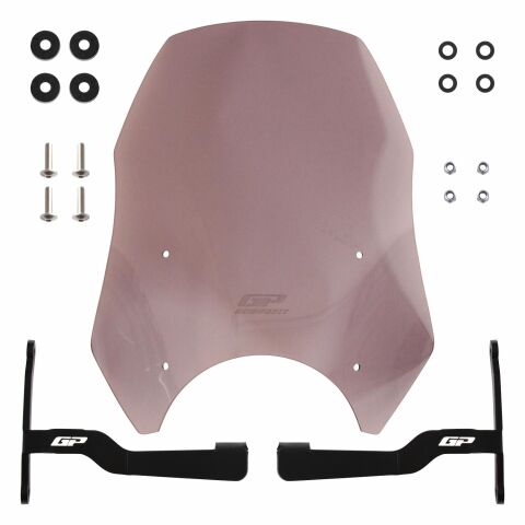 GP Kompozit BMW R 12 nineT 2024-2026 Uyumlu Ön Cam Füme