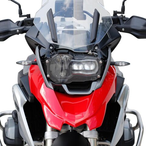 GP Kompozit BMW R 1200 GS / R 1250 GS ADV 2013-2024 Uyumlu Far Koruma Şeffaf