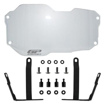 GP Kompozit BMW R 1200 GS / R 1250 GS ADV 2013-2024 Uyumlu Far Koruma Şeffaf