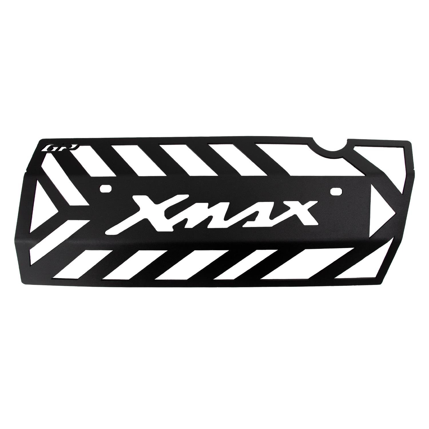 GP Kompozit Yamaha XMAX 250 2018-2024 Uyumlu Egzoz Koruma Kapağı Siyah
