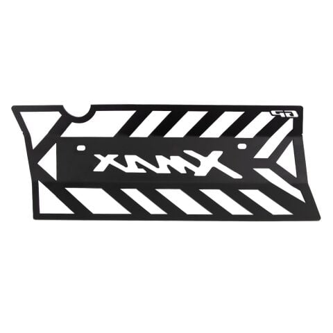 GP Kompozit Yamaha XMAX 250 2018-2024 Uyumlu Egzoz Koruma Kapağı Siyah