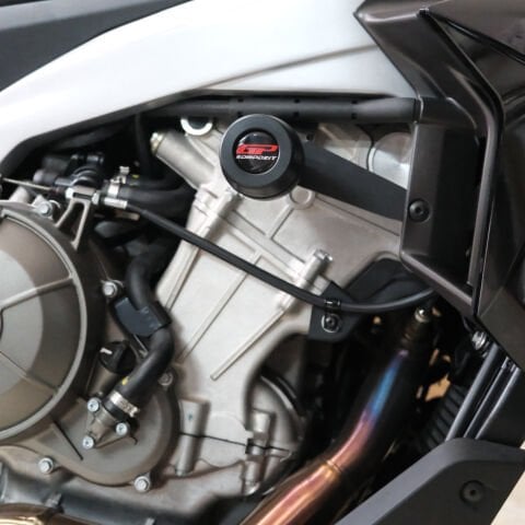 GP Kompozit Aprilia Tuono 660 Factory 2021-2024 Uyumlu Motor Koruma Takozu Siyah