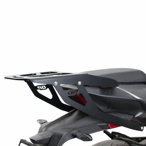 GP Kompozit Bajaj Dominar 250 / 400 2017-2026 Uyumlu Arka Çanta Demiri Siyah