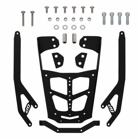 GP Kompozit Bajaj Dominar 250 / 400 2017-2026 Uyumlu Arka Çanta Demiri Siyah