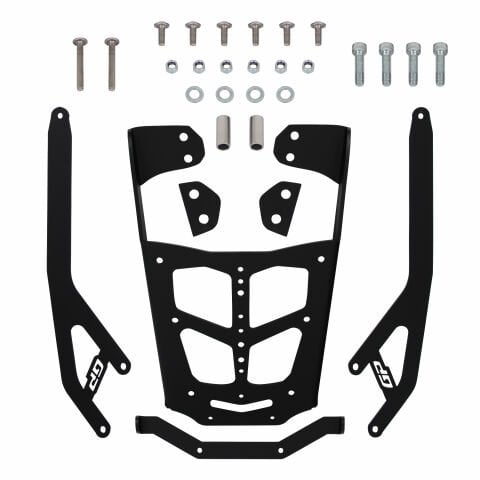 GP Kompozit Bajaj Dominar 250 / 400 2017-2026 Uyumlu Arka Çanta Demiri Siyah