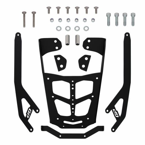 GP Kompozit Bajaj Dominar 250 / 400 2017-2026 Uyumlu Arka Çanta Demiri Siyah