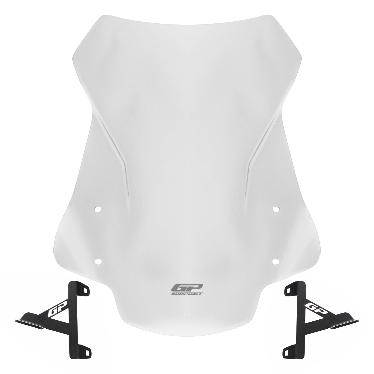 GP Kompozit TVS Ntorq 125 2024 Uyumlu Ön Cam Şeffaf