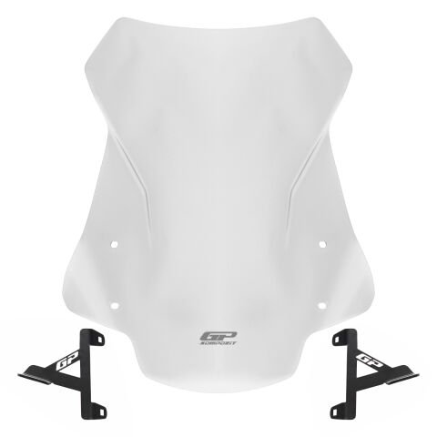 GP Kompozit TVS Ntorq 125 2024 Uyumlu Ön Cam Şeffaf