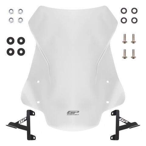 GP Kompozit TVS Ntorq 125 2024 Uyumlu Ön Cam Şeffaf