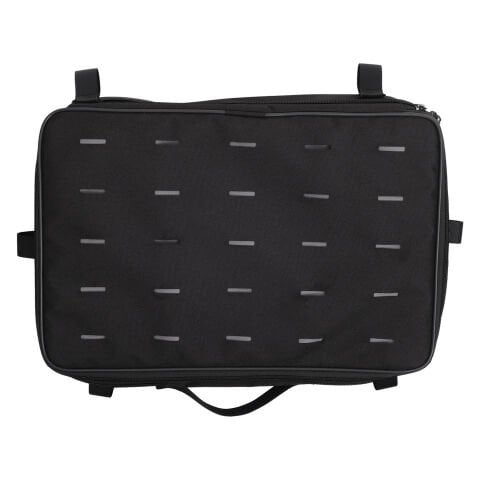 GP Kompozit Universal 57 lt Alüminyum ve Kumaş Motosiklet Çanta Seti Gri