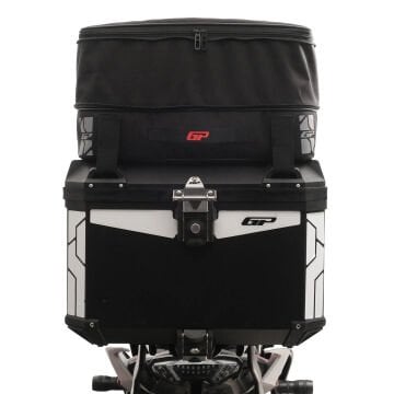 GP Kompozit Universal 57 lt Alüminyum ve Kumaş Motosiklet Çanta Seti Siyah