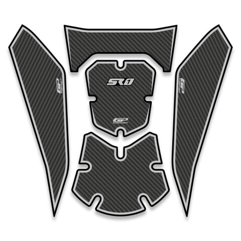 GP Kompozit Voge SR1 2023-2025 Uyumlu Tank Pad Siyah