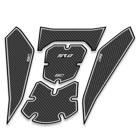 GP Kompozit Voge SR1 2023-2025 Uyumlu Tank Pad Siyah