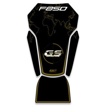 GP Kompozit BMW F 850 GS 2018-2024 Uyumlu Tank Pad Siyah