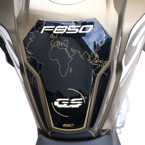 GP Kompozit BMW F 850 GS 2018-2024 Uyumlu Tank Pad Siyah