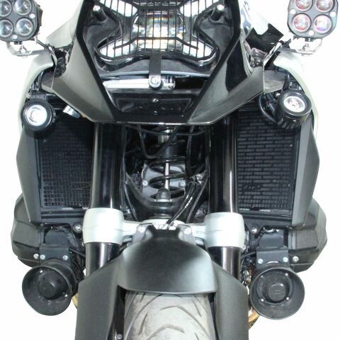 GP Kompozit BMW R 1300 GS 2024-2026 Uyumlu Radyatör Koruma Siyah