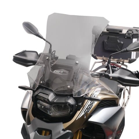 GP Kompozit BMW F 850 GS 2018-2023 Uyumlu Ön Tur Camı Füme