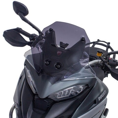 GP Kompozit Ducati Multistrada V4 2021-2023 Uyumlu Spor Ön Cam Şeffaf