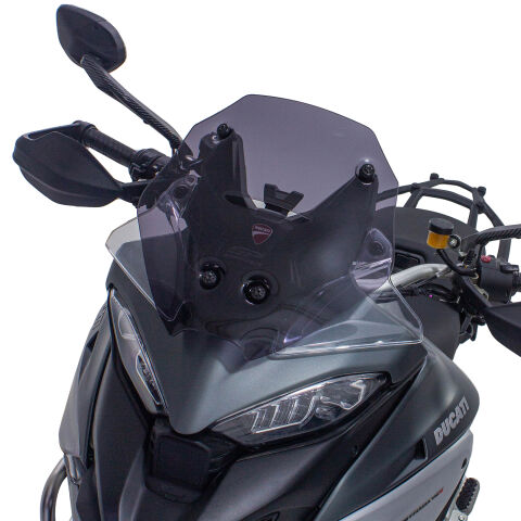 GP Kompozit Ducati Multistrada V4 2021-2023 Uyumlu Spor Ön Cam Şeffaf