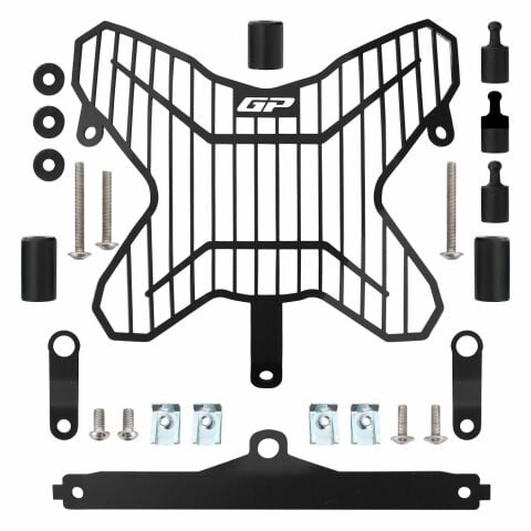 GP Kompozit BMW R 1300 GS 2024-2026 Uyumlu Far Koruma Siyah