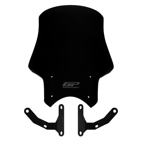 GP Kompozit Honda CB125R / CB250R 2018-2024 Uyumlu Tur Camı Siyah