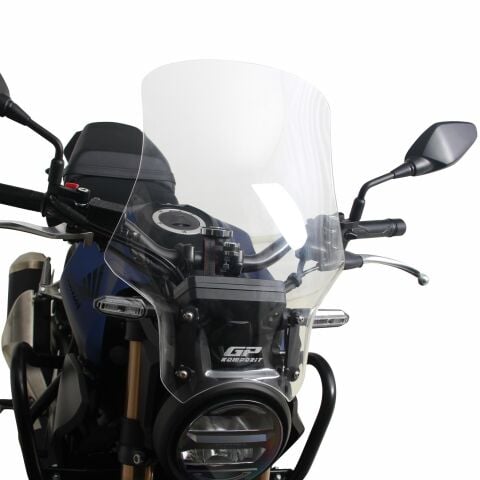 GP Kompozit Honda CB125R / CB250R 2018-2024 Uyumlu Tur Camı Siyah