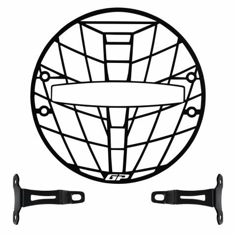 GP Kompozit Husqvarna Svartpilen 125/250/401/701 2020-2023 Uyumlu Far Koruma Siyah