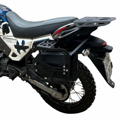 GP Kompozit Hero X-Pulse 200 2020-2024 Uyumlu Yan Çanta Demiri Siyah