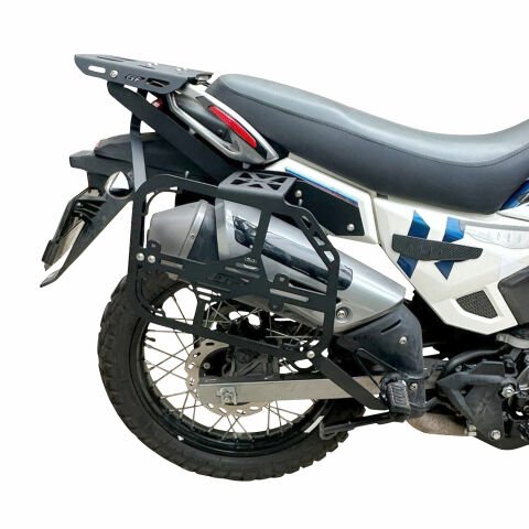 GP Kompozit Hero X-Pulse 200 2020-2024 Uyumlu Yan Çanta Demiri Siyah