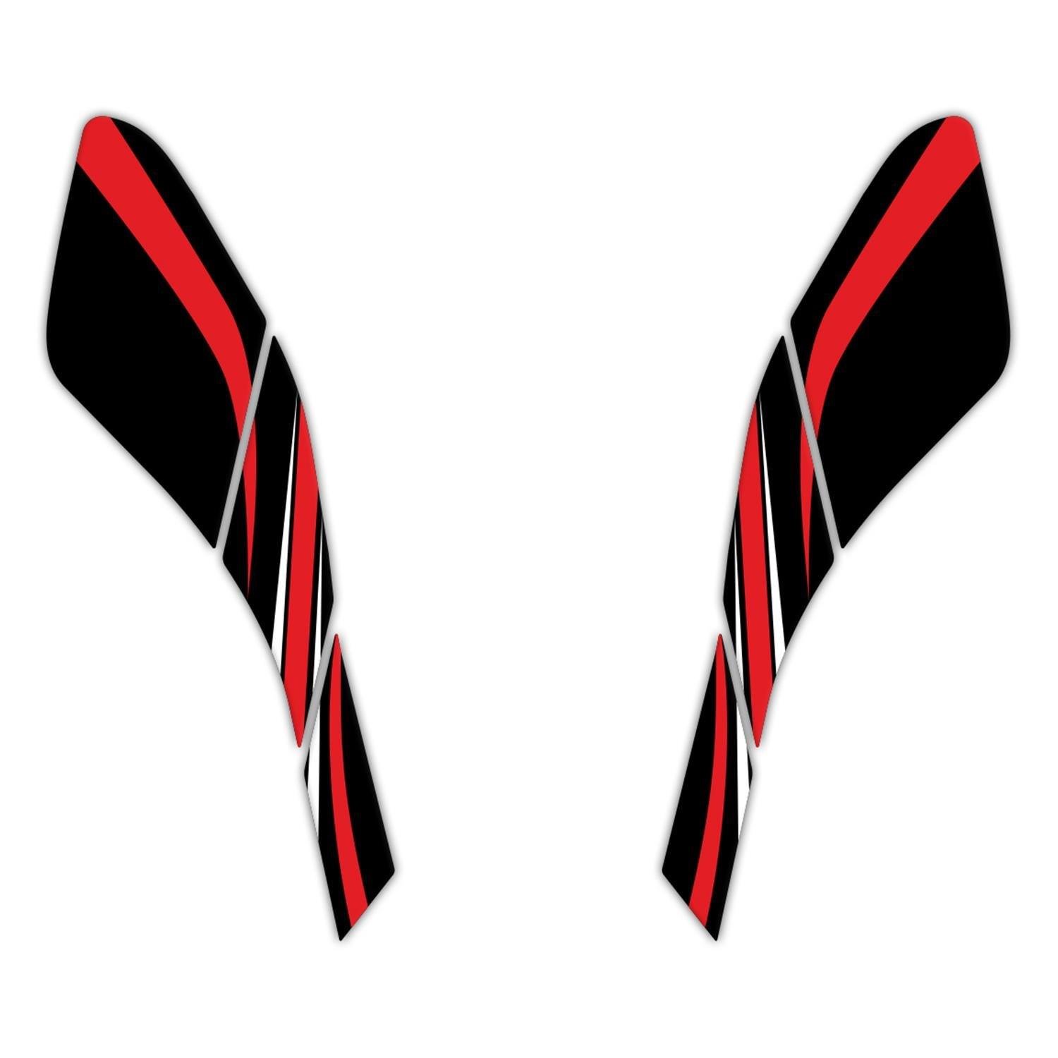 GP Kompozit Honda PCX 125 2021-2024 Uyumlu Yan Pad Kırmızı