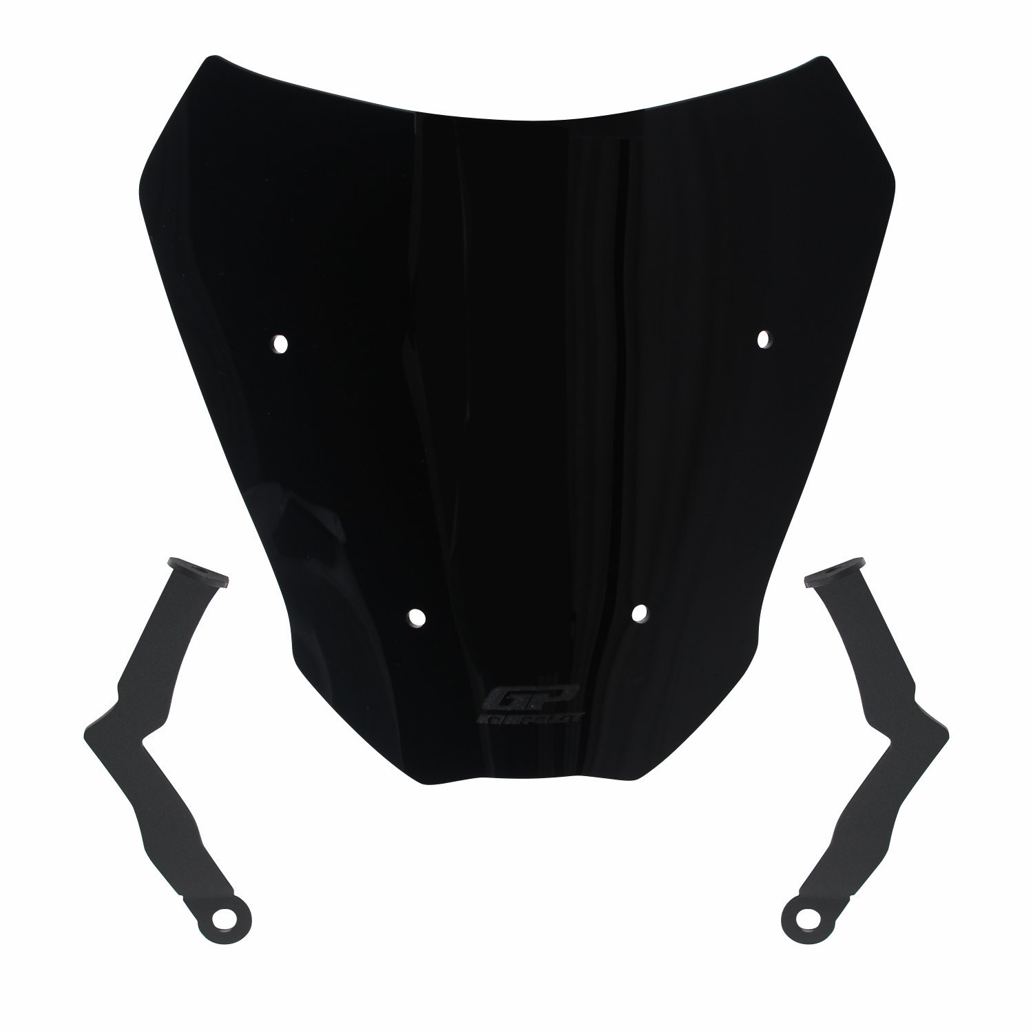 GP Kompozit CF Moto 700 CL-X 2022-2024 Uyumlu Ön Cam Siyah