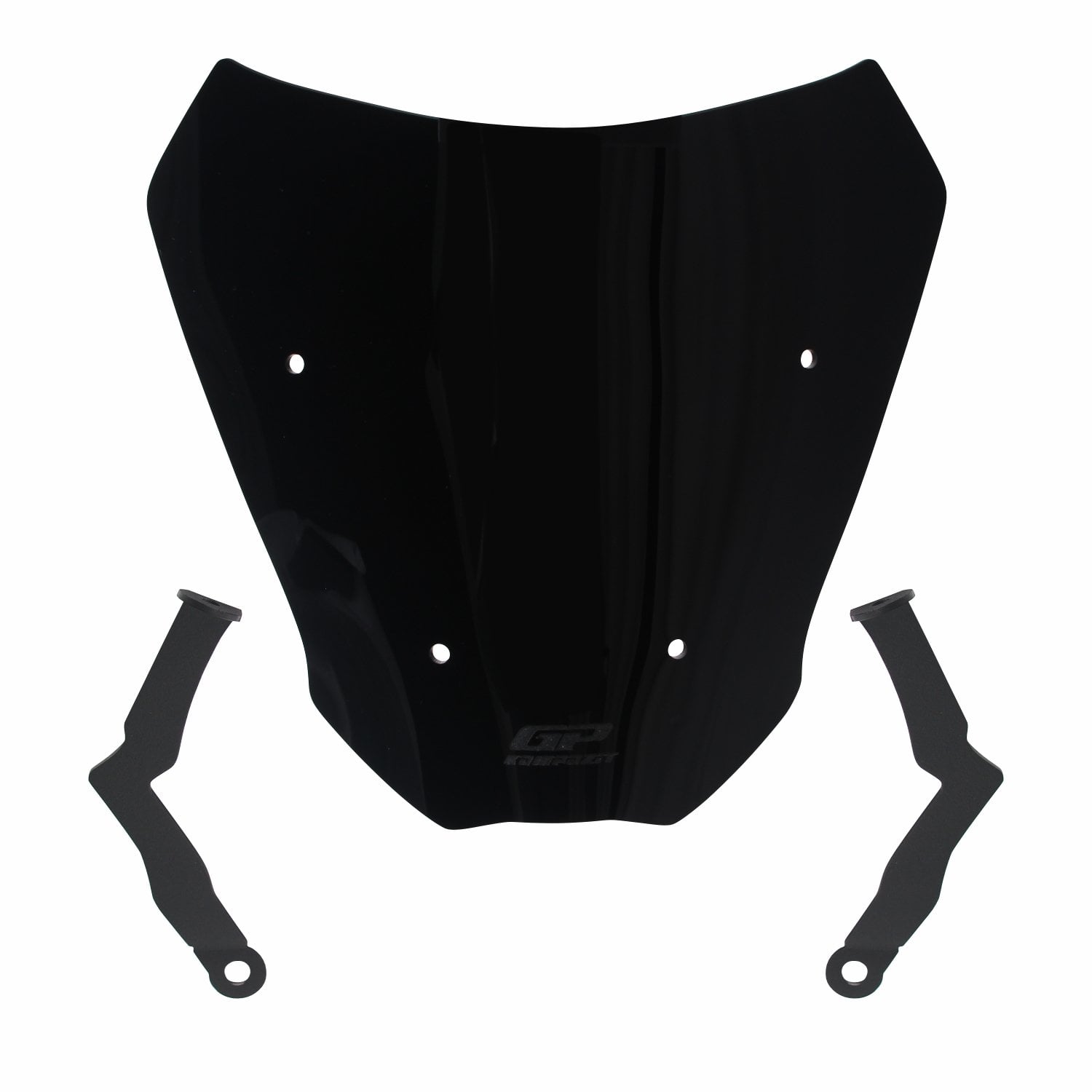 GP Kompozit CF Moto 700 CL-X 2022-2026 Uyumlu Ön Cam Siyah
