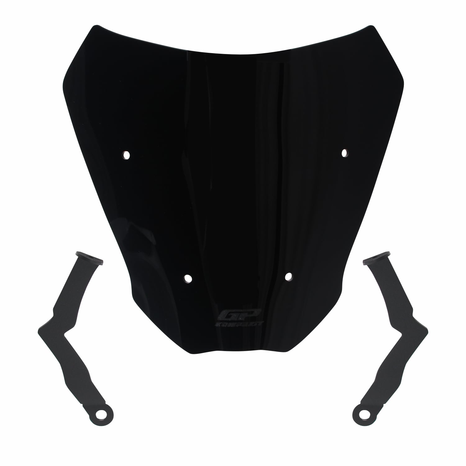 GP Kompozit CF Moto 700 CL-X 2022-2026 Uyumlu Ön Cam Siyah